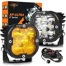 Auxbeam 3" 80W Led Light Cube Bar Spot Flood Pods Driving Fog Lamp Offroad. Fixed Price $119.99.