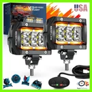 Mictuning 2-PCS 4 Inch Led Work Light Bar Pods With Harness For Off-road & Fog. Fixed Price $62.99.