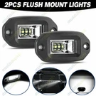 2X Led Light Bar Flood Pods Flush Mount Lamp For Jeep Bumper Atv Utv Suv Truck. Fixed Price $27.25.