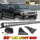 Fit Hummer H3 06-10 50'' Roof Straight Led Light Bar Mounting Bracket Wiring Kit. Fixed Price $118.49.