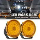 Auxbeam 9" Led Work Light Driving Pods & Amber Covers For Jeep Cherokee Xj. Fixed Price $229.49.