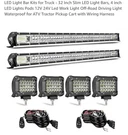 Slim 32"INCH Dual Led Bar With 4 Fog Lights + Wiring. Fixed Price $95.00.