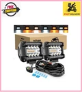 Nilight 2PCS 4INCH 60W Led Pods Spot Flood Amber White Bar Strobe Modes. Fixed Price $82.99.