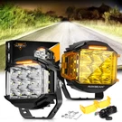Auxbeam 5" 168W Side Shooter Led Pods W/ Drl Driving Work Spotlights Lamp. Fixed Price $169.99.