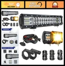 Aslong Led Light Bar Combo Beam Offroad Driving With Pods Mount. Fixed Price $91.99.