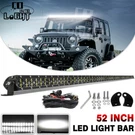 52" Led Light Bar Flood Spot Combo Wire Kit For Jeep Wrangler Jk Tj Cj Offroad. Fixed Price $102.66.