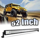 52 Inch Led Light Bar Flood Spot Combo Beam For Jeep Wrangler Cherokee Renegade. Fixed Price $59.98.