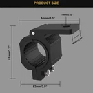 Audak Pair Aluminum Mounting Bracket Kit Tube Clamp For 1.125 1.25 1.375 1.5. Fixed Price $38.50.