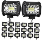 Led Pods: Spot Lights 12000LM Triple Row Muvkqc PODS-60W 20PCS. Fixed Price $117.93.