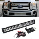 144W 25" Led Light Bar W/ Lower Bumper Brackets, Wiring 11-16 Ford F250 F350. Fixed Price $126.09.