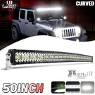 Nilight 50 Inch Led Bar Curved Triple Row Spot Flood Combo Work. Fixed Price $133.07.