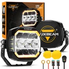 Auxbeam 2X 5" 174W Led Side Shooter White Drl Amber Tirn Signal Light For Jeep. Fixed Price $169.99.