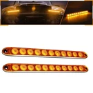 2PCS Amber 16 Inches 11 IP65 Waterproof Sealed Trailer Light Bar For Park.... Fixed Price $27.03.
