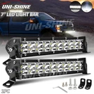 2PC 7'' Dual Row Led Light Bar Spot Offroad Backup Driving Pickup Atv Marine 4X4. Fixed Price $32.88.