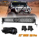 Auxbeam 22INCH 128W Led Light Bar 5D-PRO P8+KW3 Combo Offroad Lamp For Jeep. Fixed Price $144.49.