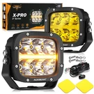 Auxbeam 5" 132W 15600LM Led Driving Lights Pods Off Road Drl+amber Covers. Fixed Price $152.99.