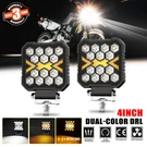 2X 4" Cube Led Work Light Bar Spot Pod White/amber Driving Offroad Motor Utv 4WD. Fixed Price $29.39.