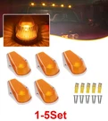 1-5SET Ford F150 F250 F350 1973-97 Amber Led Roof Top Cab Marker Lights Kit. Fixed Price $122.26.
