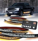 Lumenix 2PCS 70 Inch Emergency Strobe Lights Strip Led Running White Amber. Fixed Price $76.06.