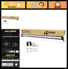 Skyworld 25IN 120W Slim Single Row Led Light Bar Spot Flood Combo Beam. Fixed Price $55.99.