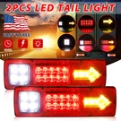 2PC Utility Trailer Truck Led Tail Light Kit Stop Rear Brake Turn Indicator Lamp. Fixed Price $12.79.