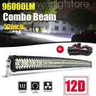 Colight 52 Inch Led Bar Curved Triple Row Spot Flood Combo Work. Fixed Price $135.99.