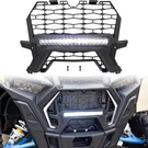Sautvs Front Mesh Grill With Light For Rzr Xp, Waterproof Black. Fixed Price $110.99.