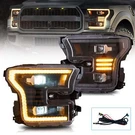 Vland Full Led Projector Headlights Sequential Turn Ford F150 2015-2017 Set. Fixed Price $453.59.