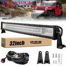 32" Led Light Bar Tri Row Spot Flood Combo Truck Offroad 4WD Atv Suv Us. Fixed Price $39.98.