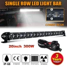 20INCH Slim Led Light Bar Spot Flood Combo Work Offroad Suv Boat Driving Atv 4WD. Fixed Price $12.99.