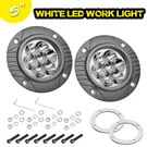 Offroadtown 5'' Flush Mount Led Round Light Spot Work Pods Reverse Lamp Atv Utv. Fixed Price $32.59.