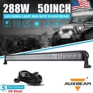 Auxbeam 50" 288W Led Work Light Bar Straight Truck Offroad Atv Suv Driving Lamp. Fixed Price $155.99.