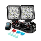 Nilight 2PCS 27W Led Work Bar Spot Beam Offroad 5PIN Switch Wiring Harness. Fixed Price $32.99.