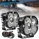 2X Colight 3" Led Driving Bar Laser Work Pods Spot Flood Offroad For Jeep. Fixed Price $96.79.