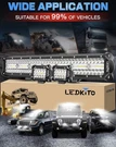 20 Inch Led Light Bar And 4 Pods 2PCS Kit With 3 Leads Wiring Harnes!!!. Fixed Price $55.00.