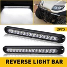 2X White Waterproof Truck Trailer Stop Turn Tail Reverse Backup 15-LED Light Bar. Fixed Price $14.24.