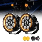 Colight D09 Pro 2 Led Motorcycle Auxiliary Headlights W/amber Drl High Low Beam. Fixed Price $134.29.