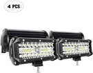 Nilight 4PCS 6.5 Inch 120W Triple Rows Led Bar Spot & Flood Combo Driving. Fixed Price $54.99.