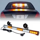 Xprite 27" Led Emergency Windshield Traffic Advisor Strobe Light Bar Amber White. Fixed Price $37.79.