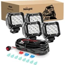 Led Pod Lights 4 Inch 18W Flood Beam Off Road Fog Driving Work Utility. Fixed Price $93.73.
