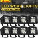8X 3INCH Led Cube Pod Work Light Bar Combo Beam Driving Fog Lamp Offroad Atv Utv. Fixed Price $74.09.