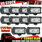 10PCS 7INCH Led Work Light Bar Flood Spot Pods Offroad Fog Driving Suv Atv Truck. Fixed Price $56.99.