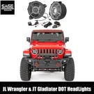 Rough Country Led Headlights For Jeep Wrangler Jl And Gladiator Jt. Fixed Price $499.95.