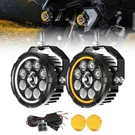 Colight 2X 4.5" D09 Pro Series Amber&white Drl Led Motorcycle Lights Hi&low Beam. Fixed Price $134.99.