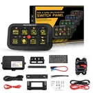 6 / 8 Gang Switch Panel Circuit Control Relay System Led Back Light Car Boat Atv. Fixed Price $132.99.