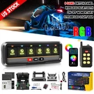 Colight 6 Gang Rgb On/off Switch Panel Toggle Led Circuit Relay System Kit. Fixed Price $118.39.