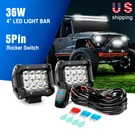 Nilight 2PCS 36W Triple Row Led Bar Wiring HARNESS-2LEADS Off Road Trucks. Fixed Price $35.99.