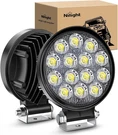 Nilight Led 2PCS Pods, Round White 42W With Black Housing. Fixed Price $39.82.