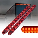 2X16 Inch Led Trailer Light Bar Red Brake Stop Turn Signal Tail Waterproof. Fixed Price $16.71.