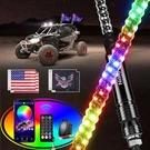Nilight 2PCS 2FT Rgb Led Whip With Extra Stop Turn Reverse. Fixed Price $169.99.